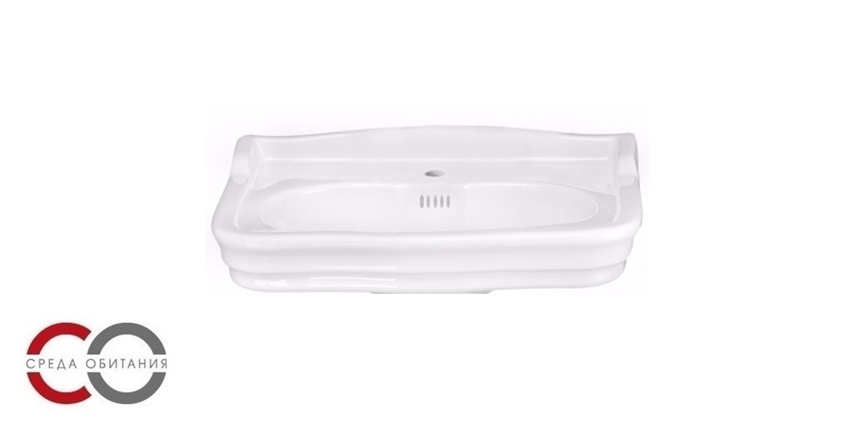 8111 Подвесная раковина настенная овальная Olympia Ceramica IMPERO STYLE белая - Вид №5