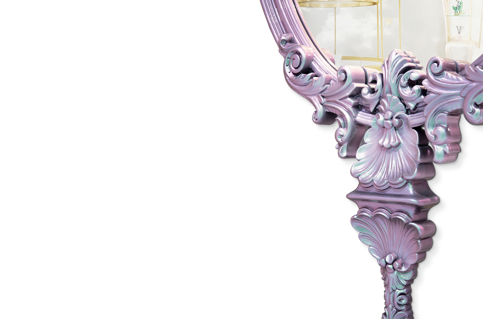 CIST829 Зеркала для детской Хамелеон розовый Circu  - Вид №3