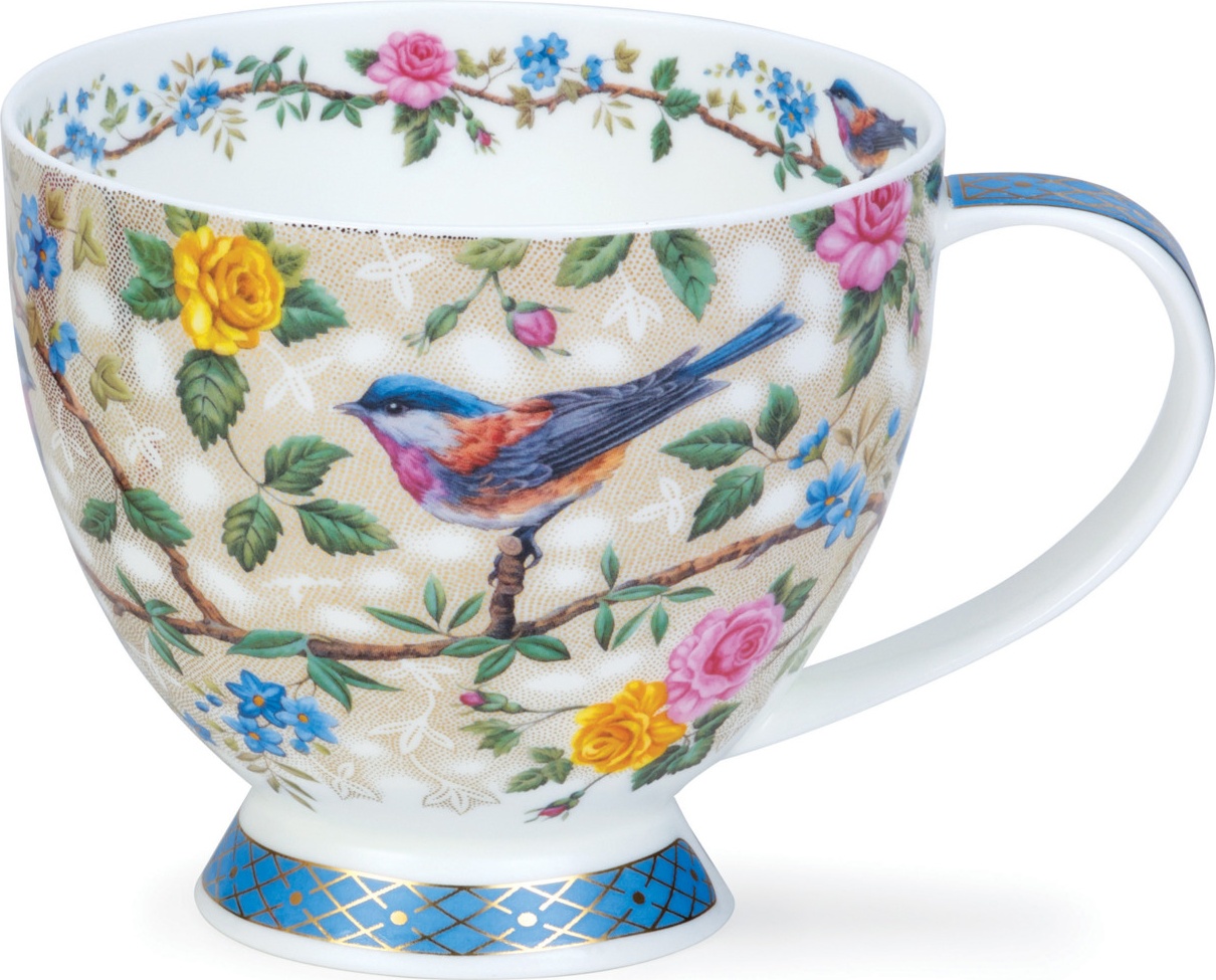 10643513 Dunoon Чашка чайная Dunoon "Скай.Сатори" 450мл (голубая) Фарфор костяной 