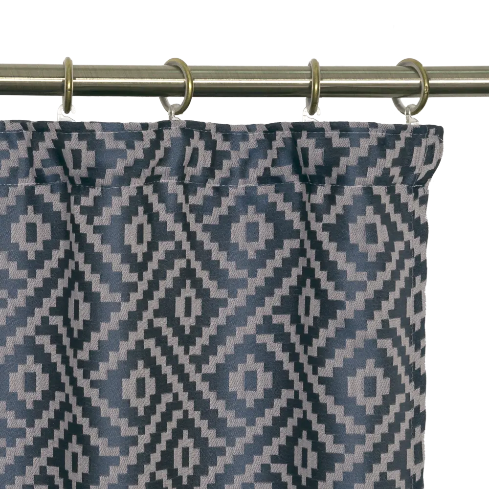 Штора на ленте «Шалле», 160х260 см, цвет синий 82000037 STLM-2016907 ТОРГОВЫЙ ДОМ ТЕКСТИЛЬ  - Вид №3