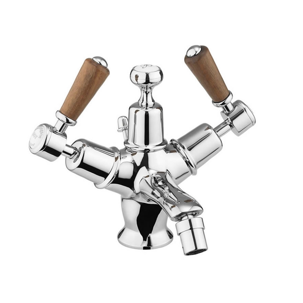 Смеситель для биде на 1 отверстие с донным клапаном [KE13 WAL]  Burlington T15-QT, T4 WAL  - Вид №1