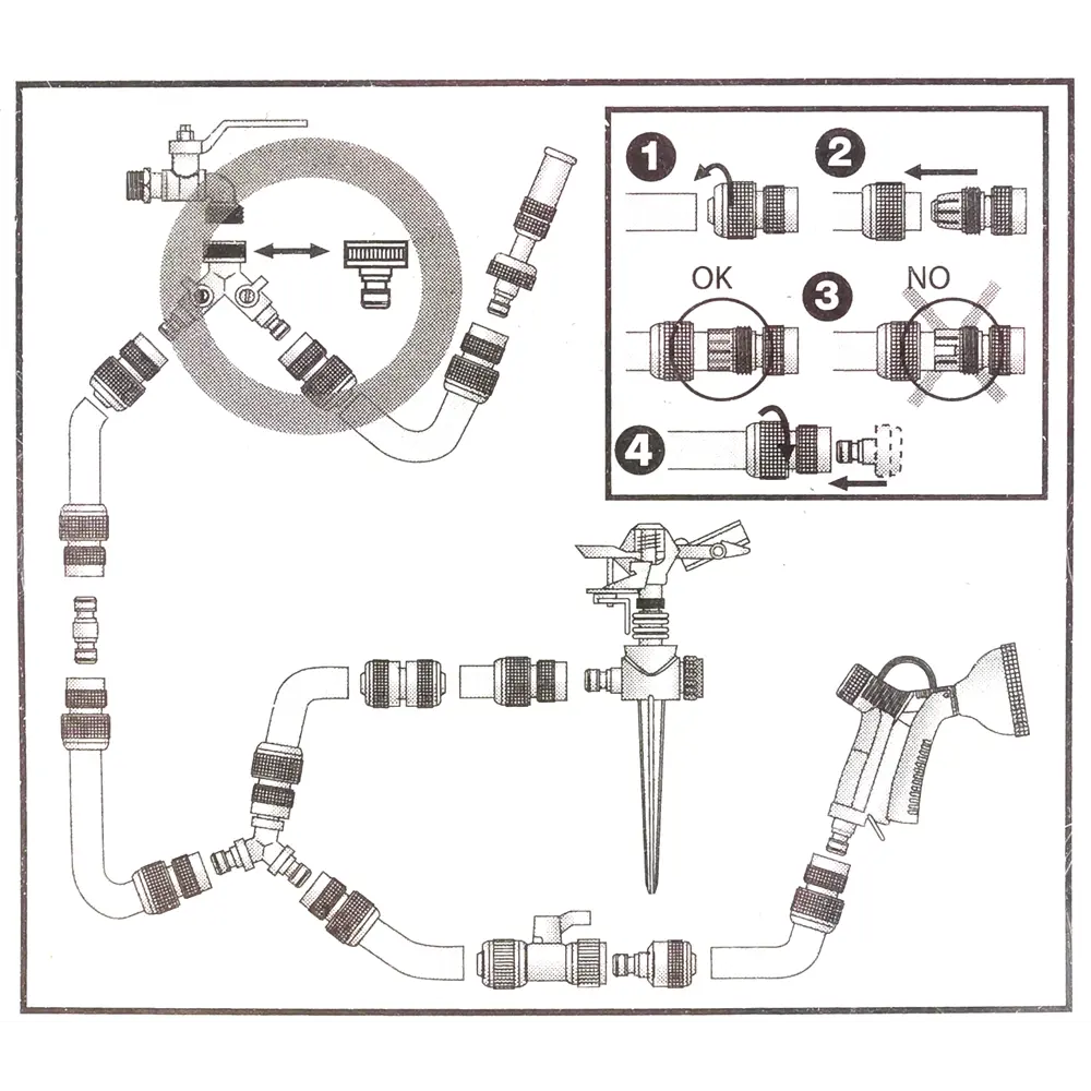 Адаптер BOUTTE 3/4 дюйма для быстрого подключения шлангов 15449361 STLM-0005804 - Вид №4