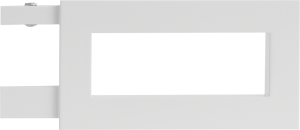 Наконечник Квадро Симпл металлический белый 4 см 2 шт. INSPIRE 86198724