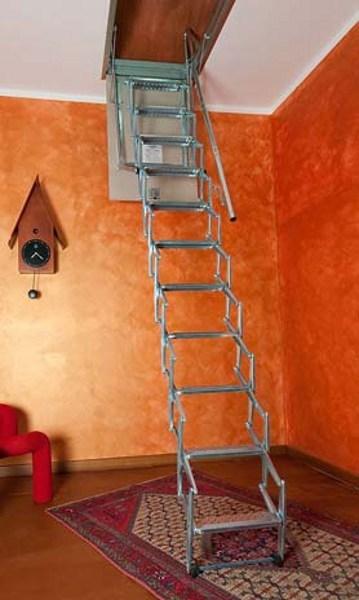 LUXIN Выдвижная лестница из оцинкованной стали Starlux sun-id-1478657 - Вид №2