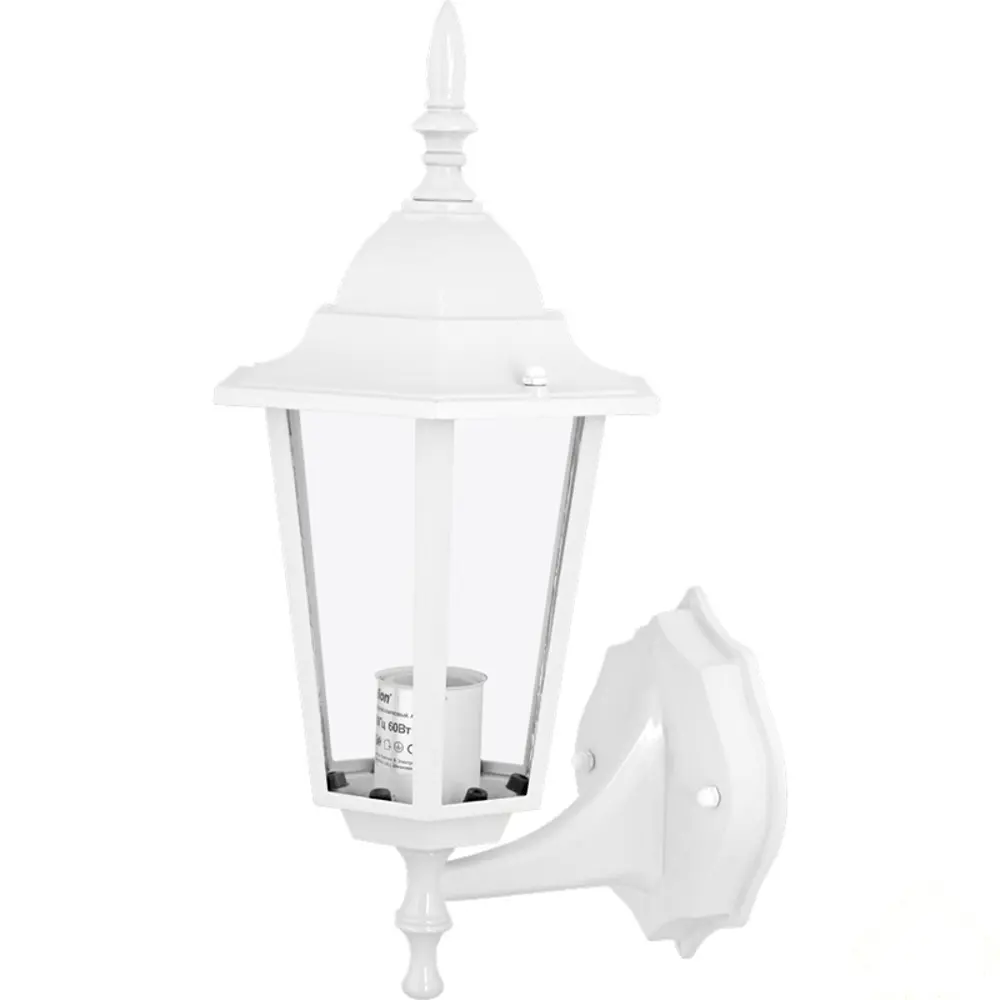 Бра уличное вверх Camelion Time 1xE27х60 Вт, цвет белый, 4101 13513104 STLM-2173661 Santreyd 
