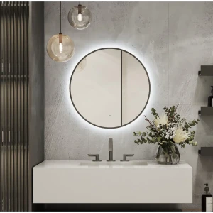 Зеркало в ванную комнату Bloom 60 см круглое с подсветкой