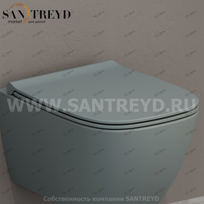 GN022BL Крышка сиденье для унитаза Ceramica Globo GENESIS