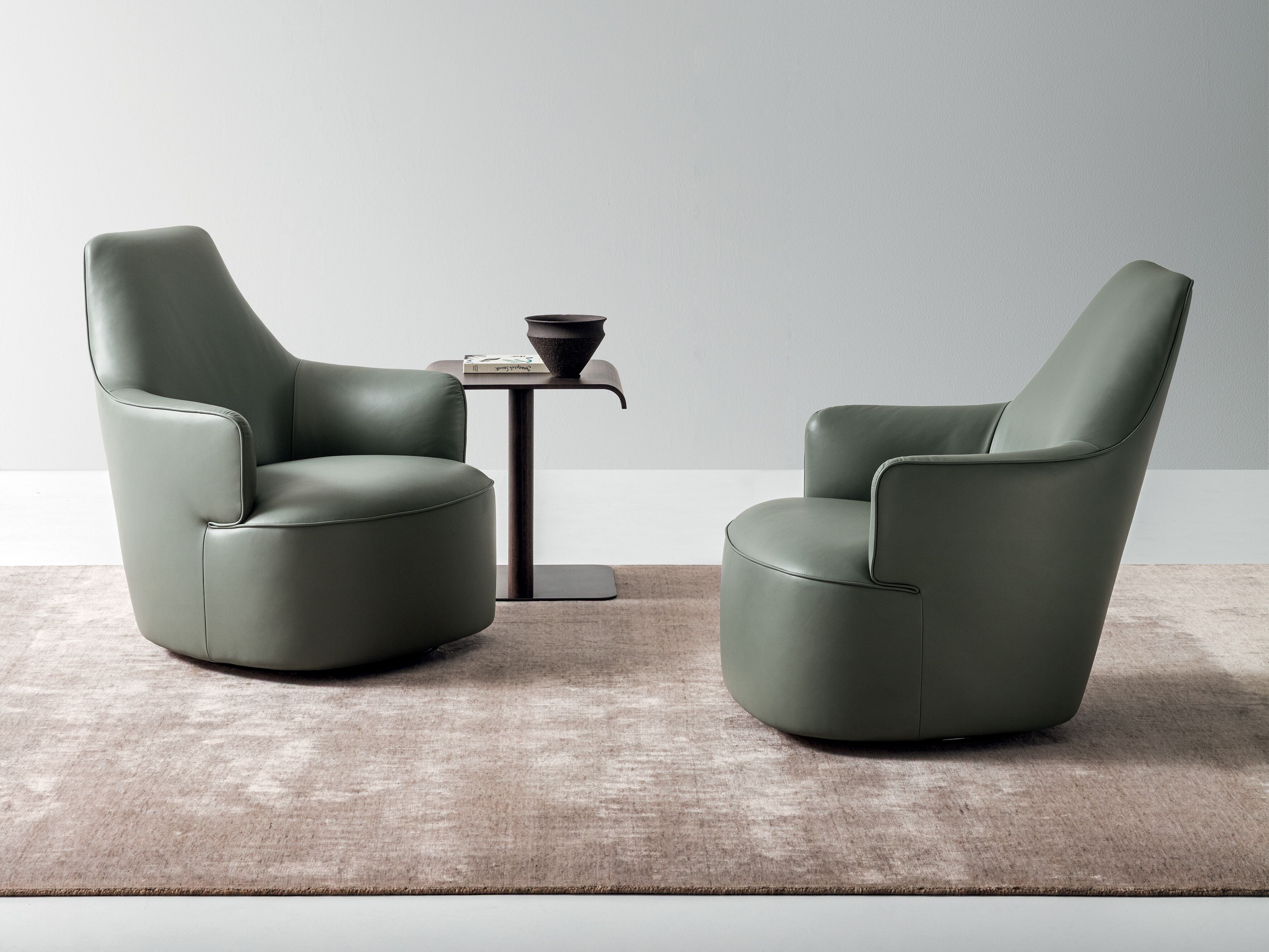 Кожаное кресло с высокой спинкой Ditre Italia LUNA ARCH-00044370 - Вид №1