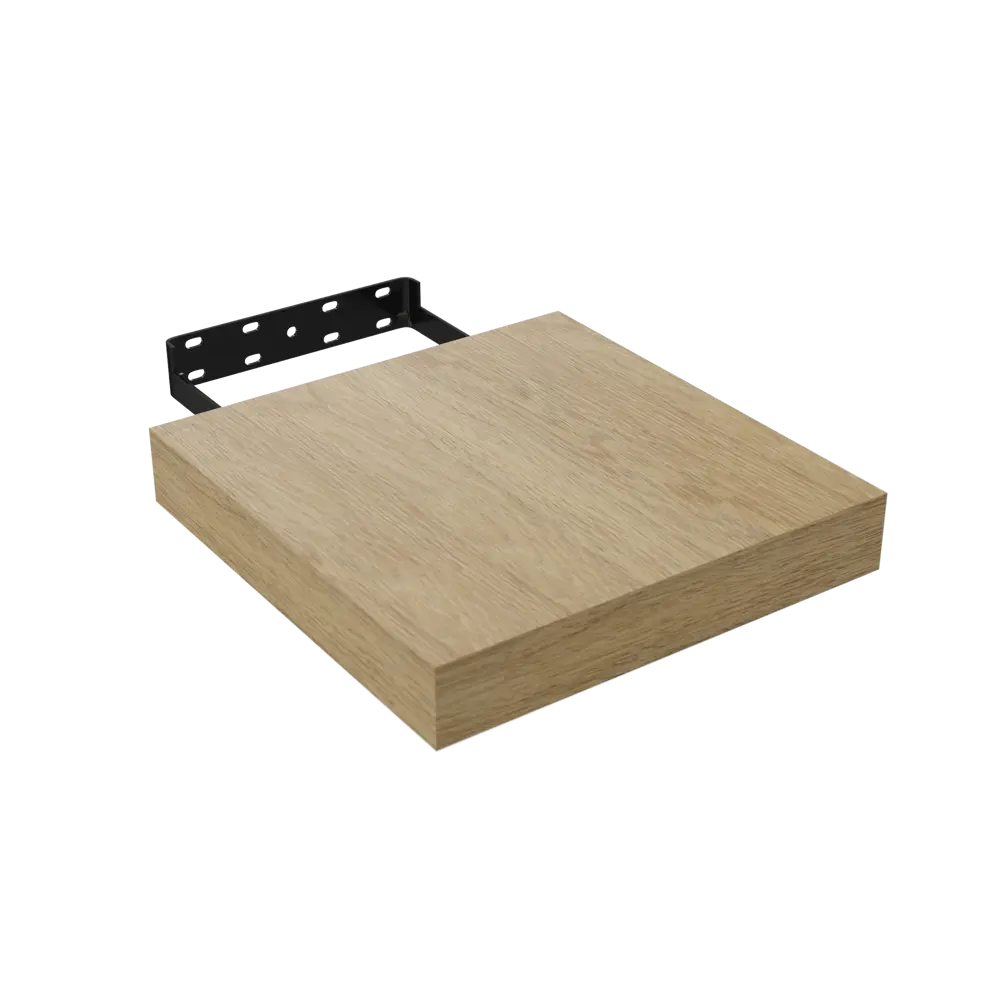 Полка настенная Spaceo Oak 23x23.5 см МДФ цвет дуб STLM-2083021 - Вид №3