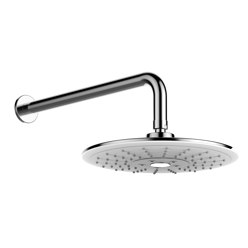 05027006 PREMIUM Снег Showerhead + Curved руку Хром GRB MIXERS 