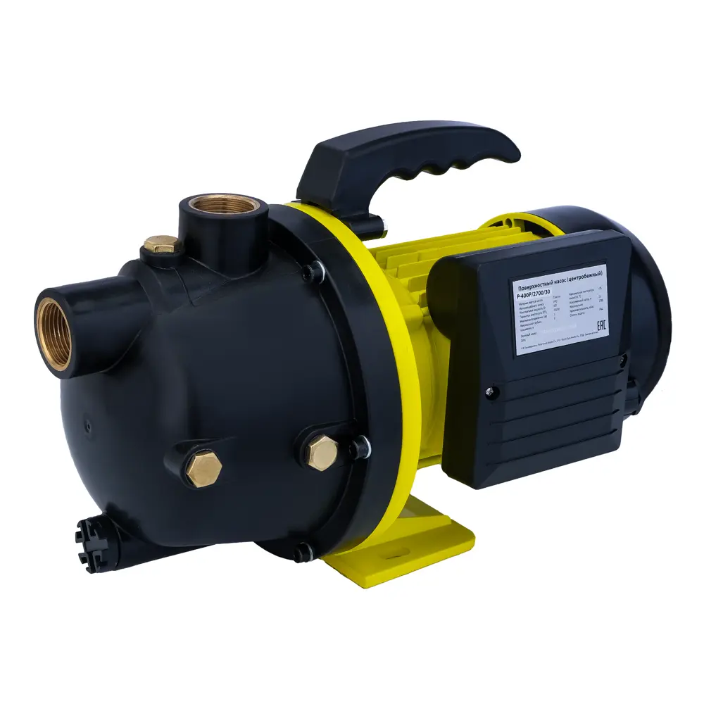 Насос садовый поверхностный ЛЦ P-400P/2700/30, 2700 л/ч Santreyd STLM-2164105