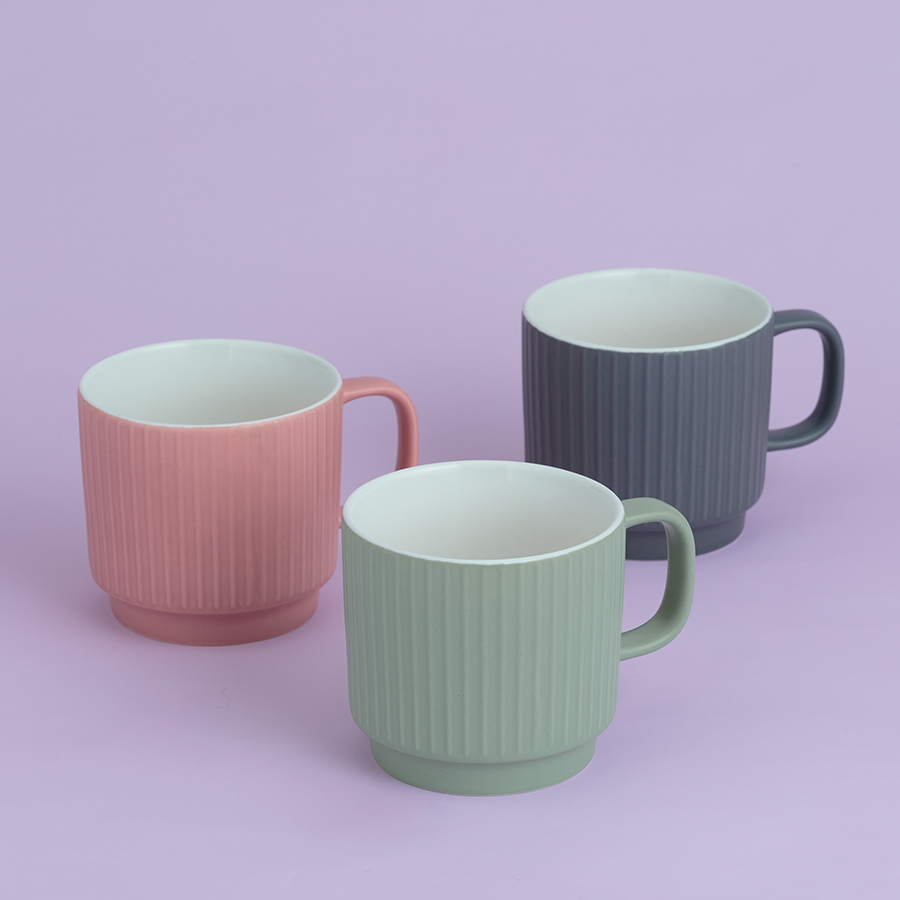 Чашка Embossed коралловая 355 мл Mason Cash 2002101 - Вид №1