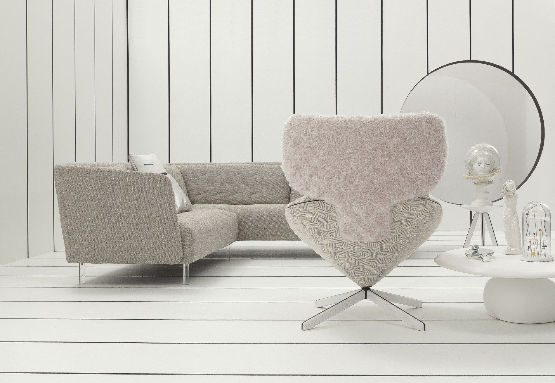 Спицевое кожаное кресло с подголовником SANCAL ARCH-00138039 - Вид №13