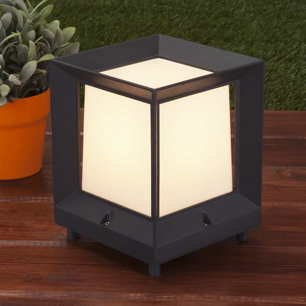 Светильник ландшафтный Elektrostandard «Techno» 1604, 1хE27, IP54, цвет чёрный STLM-2010409 - Вид №4