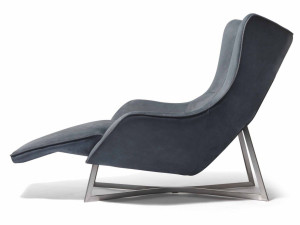 Chaise longue in nabuk