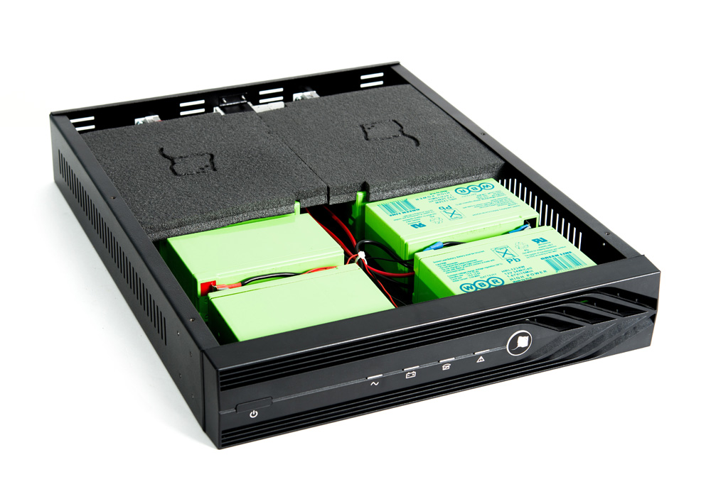 SKAT BC 72/9 RACK battery pack in a 19 "2u case, 72v, capacity 9ah, 6 batteries x9ah Бастион  - Вид №6