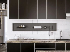 Damiano Latini Оборудованная металлическая спинка для кухни