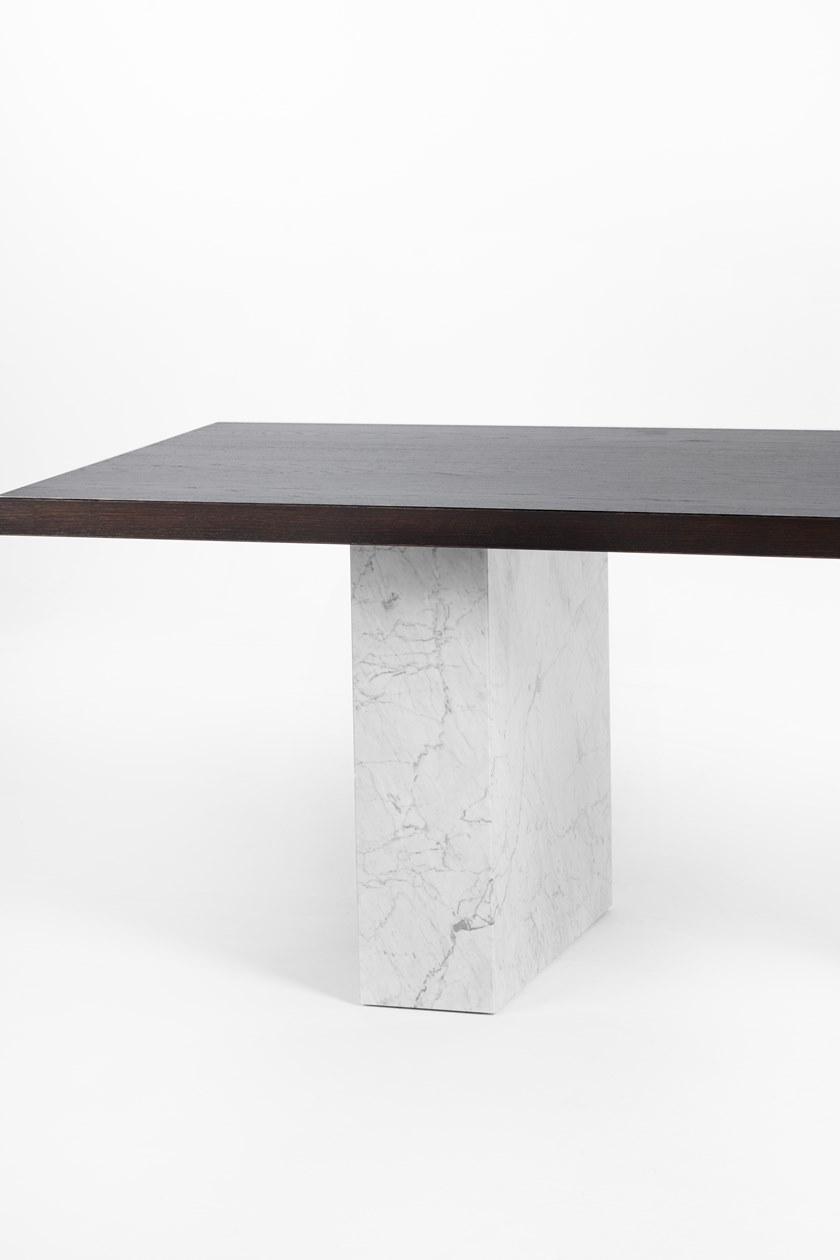 Milla & Milli Стол из массива дерева, мрамора и сусального золота Supreme sun-id-1458019 - Вид №4