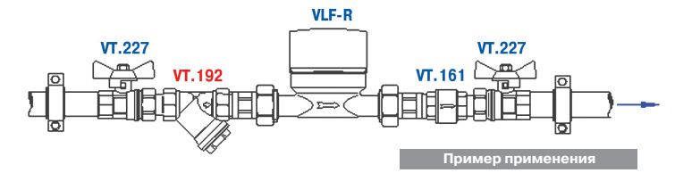VT.192.N.07 Фильтр механической очистки косой Valtec 1 1/4"  - Вид №9