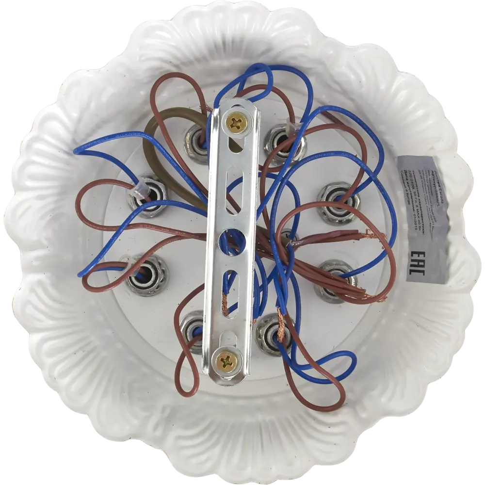 Люстра «Grace» 655/8PL 8хЕ14х40 Вт цвет белый/золотой Escada STLM-2040595 - Вид №6