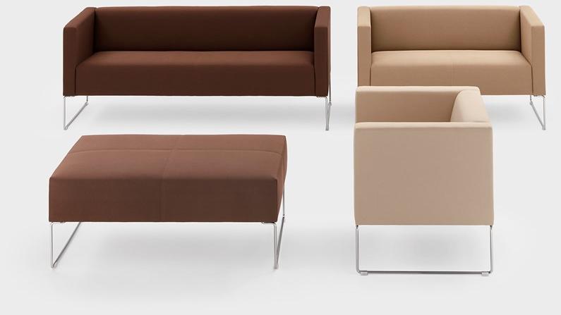 Viganò Мягкая скамья из ткани Cubino sun-id-1478954 - Вид №2