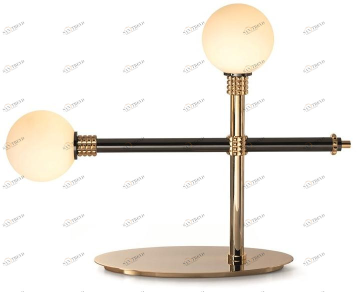 Visionnaire Настольная лампа из латуни с фиксированным кронштейном Alpha sun-id-1351439