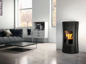 EDILKAMIN Стеклянная печь на гранулах