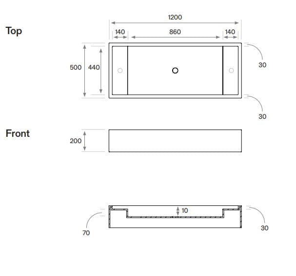 Одиночный подвесной умывальник из натурального камня COCOON Piet Boon ARCH-00052049 - Вид №52