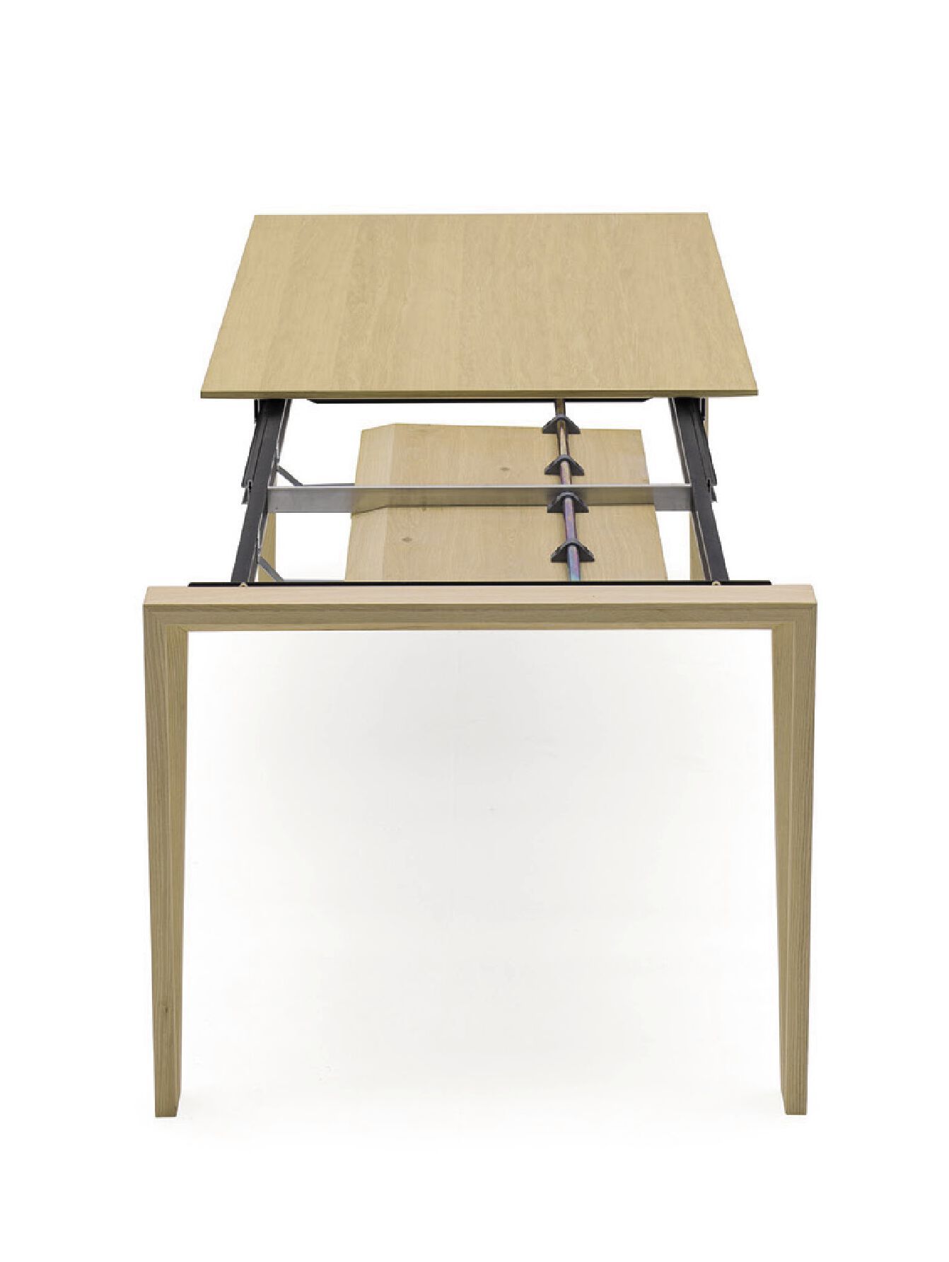 Выдвижной прямоугольный стол из дуба Devina Nais VOGUE ARCH-00005055