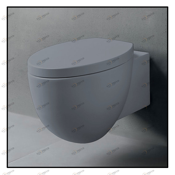 LGVSBR Подвесной унитаз настенный Серый Ceramica Cielo Le Giare Италия