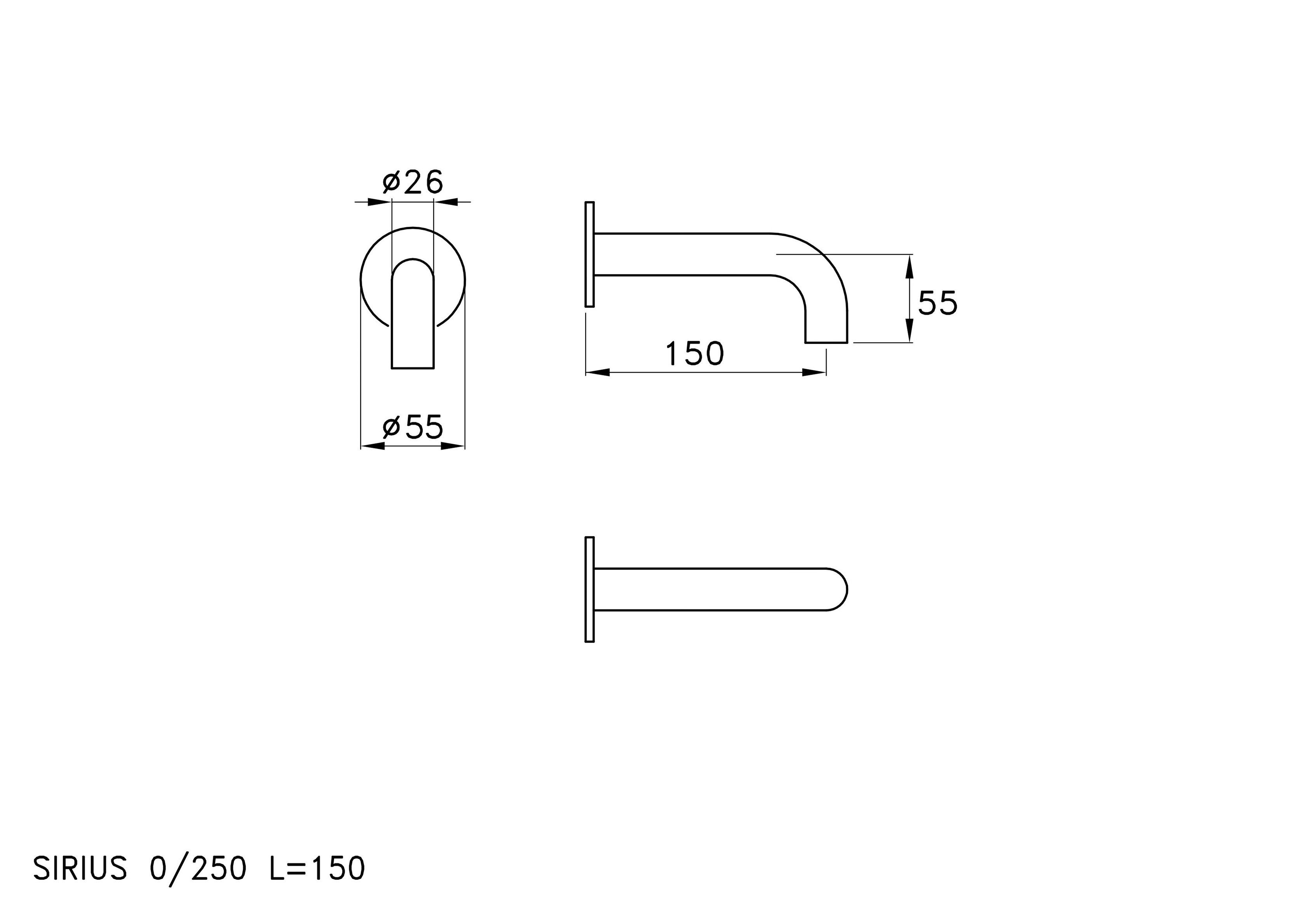 Настенный дозирующий носик RUBINETTERIE STELLA ARCH-00104140 - Вид №2