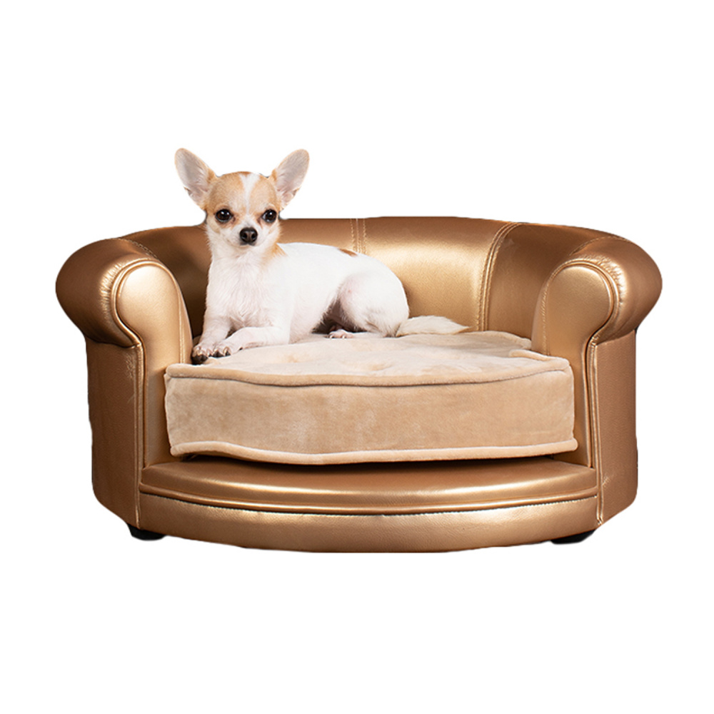 ПР0058440 Диван для животных Murphy 65х45х32 золотой WILLOW&BERRY 