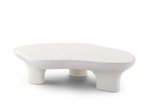 Журнальный столик из гипса произвольной формы