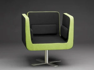 mminterier Вращающееся кресло из ткани с 4 спицами Amadeo