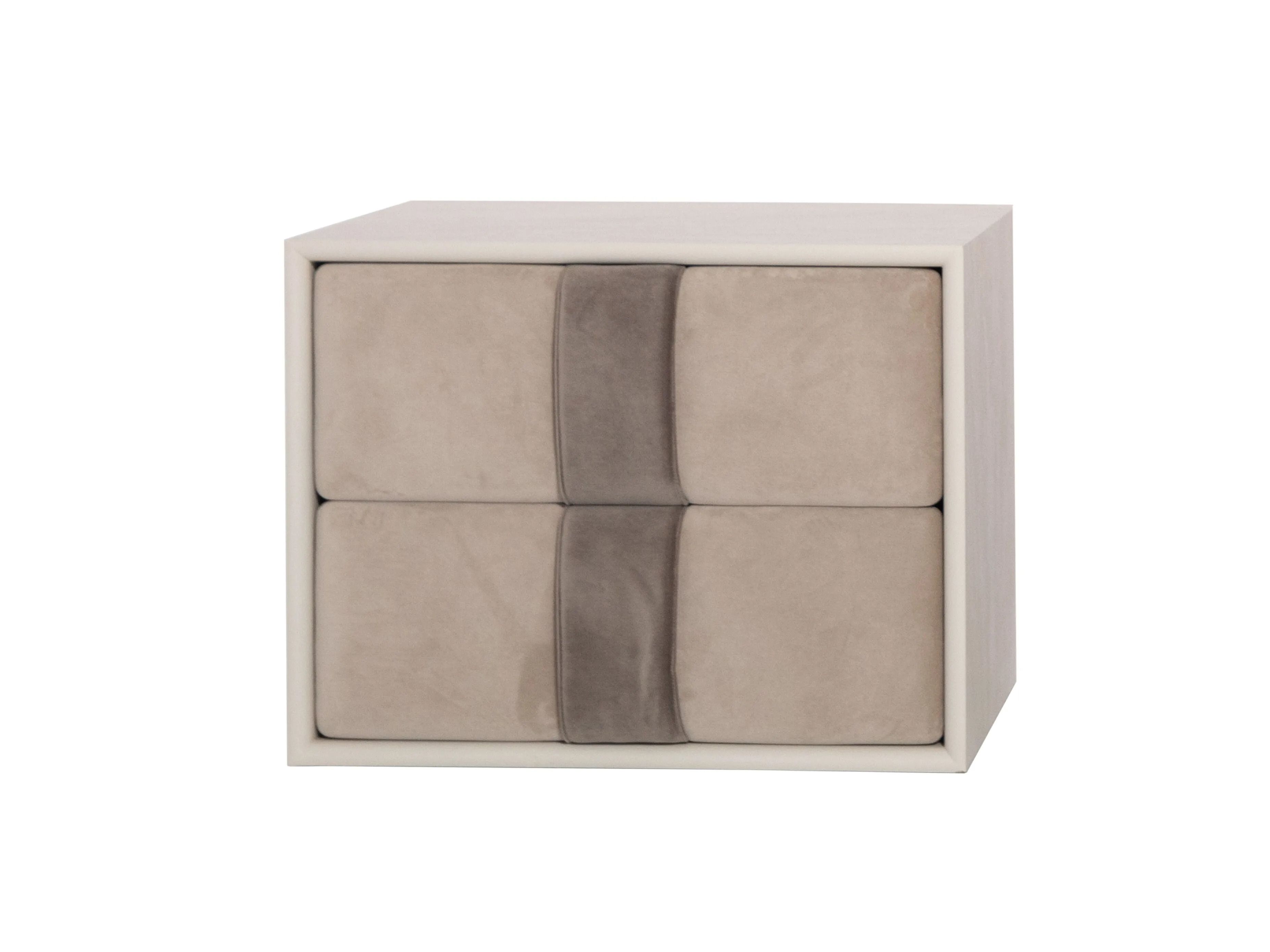 Прикроватная тумбочка из МДФ с ящиками ABLE кольцо ARCH-00130270