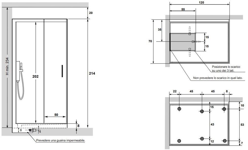Gruppo Geromin Многофункциональная душевая кабина из хрусталя с турецкой баней Soul sun-id-1501817 - Вид №2