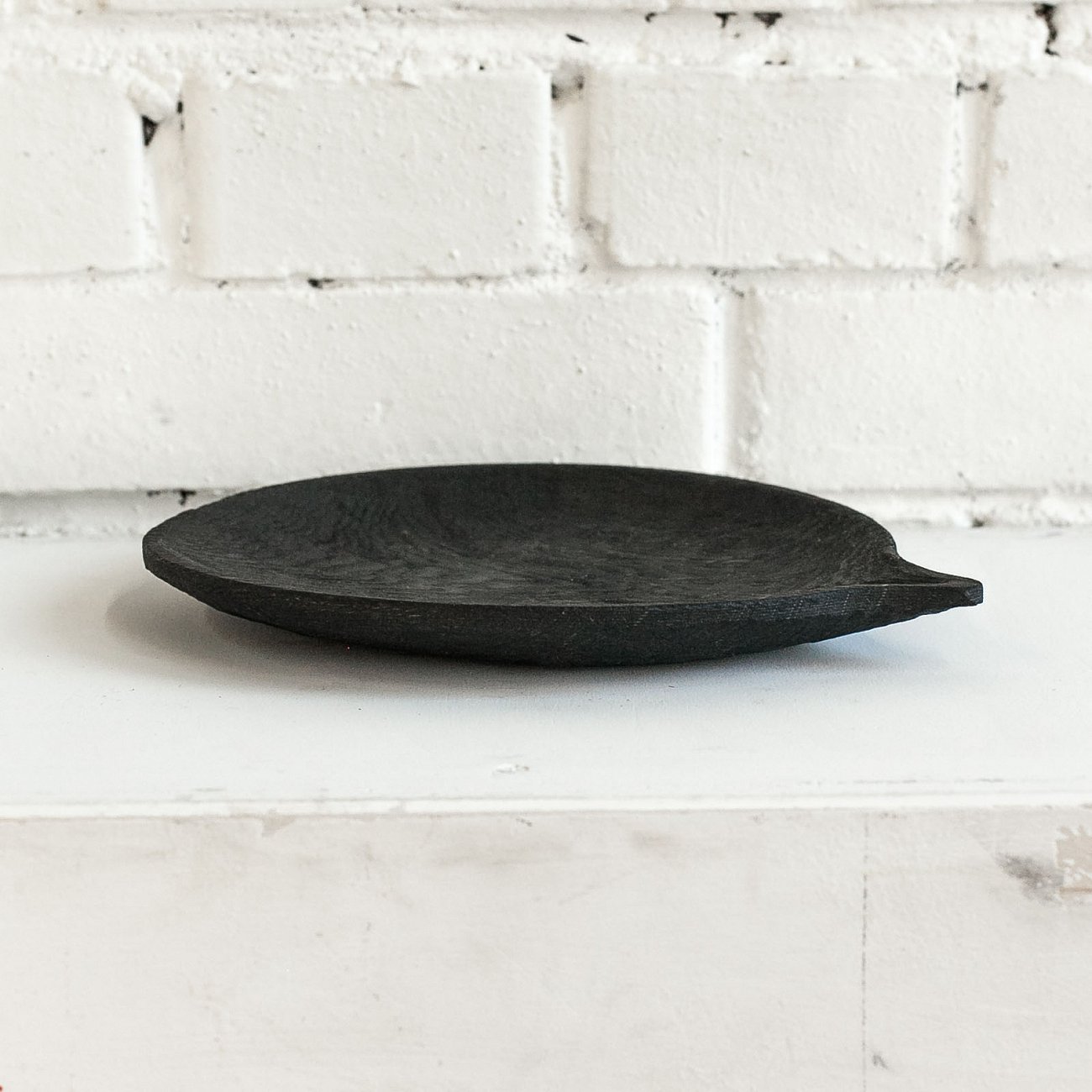 Тарелка "Блюдце осина" Чёрный FUGA ECO WOOD 123573 Чёрный  - Вид №1