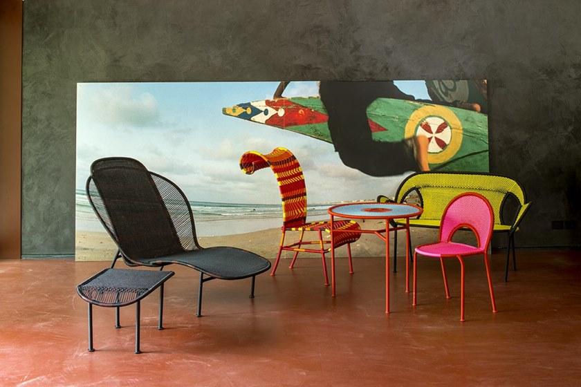 Moroso Подставка для ног из полиэтиленовых нитей ручной работы M'afrique sun-id-1391434 - Вид №4