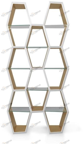 Jetclass Открытый лакированный книжный шкаф Houdi Jhd212a 