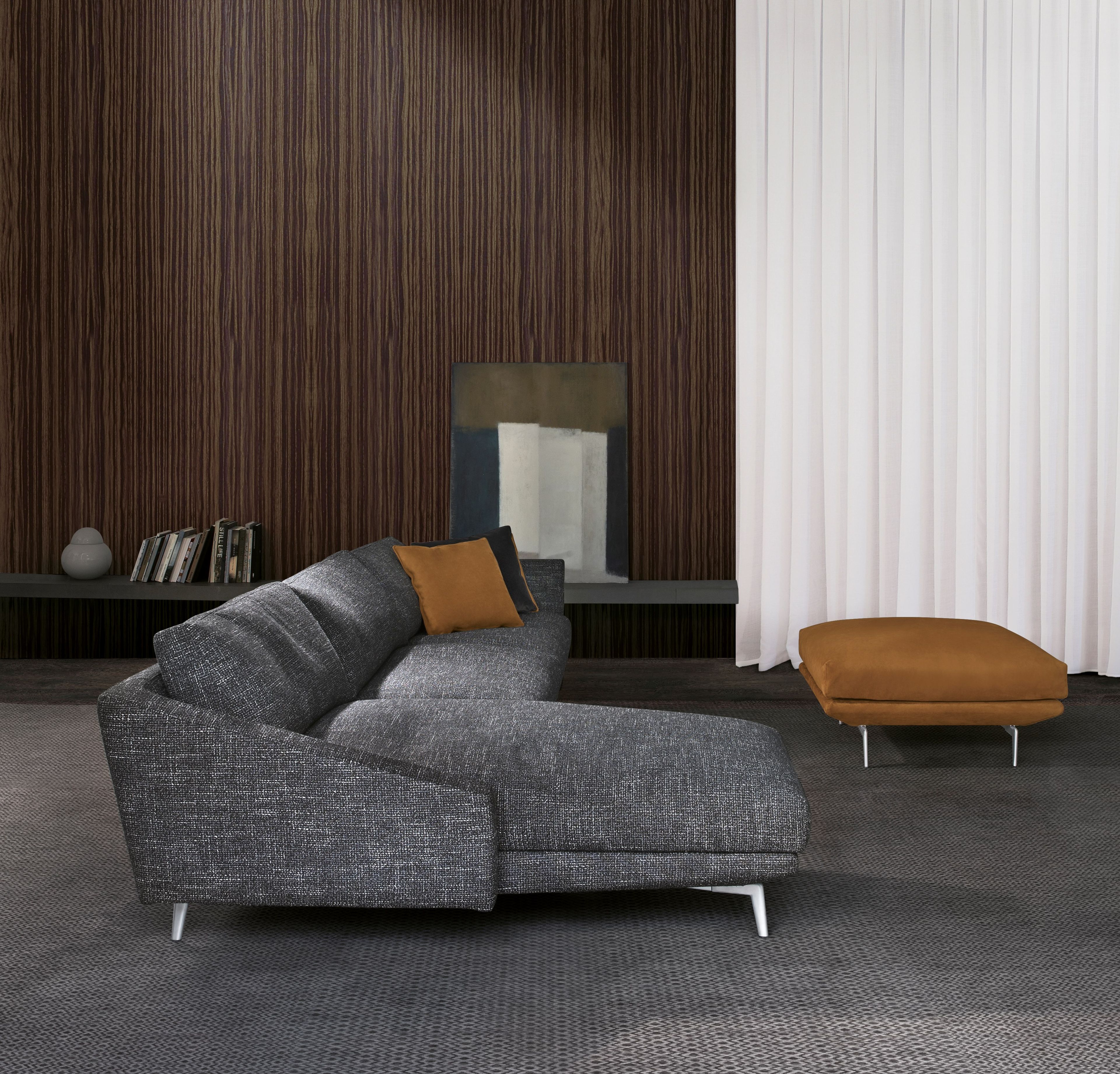 Тканевый диван с полуостровом CTS SALOTTI ARCH-00138272 - Вид №1