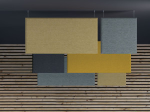 Подвесные мягкие акустические перегородки