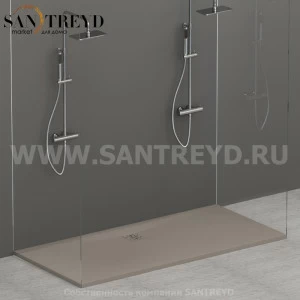 DP17080505 Душевой поддон 170х80 см цвет Кашемир Globo DOCCIAPIETRA Италия