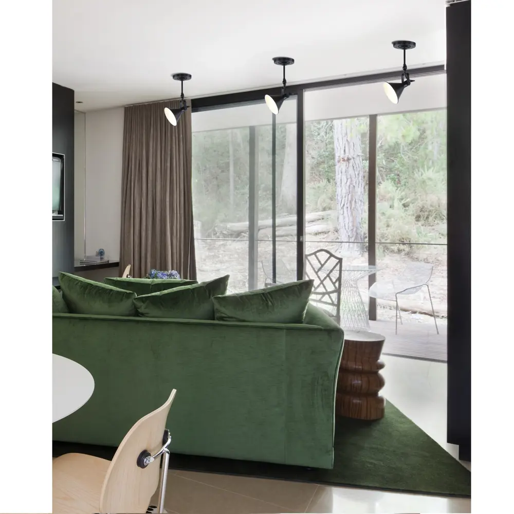 Спот поворотный Gaston 1 лампа 3 м² цвет чёрный/белый 18714263 STLM-2097107 J-LIGHT  - Вид №7