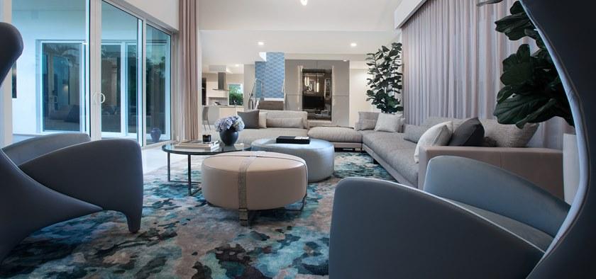 MORADA Круглый пуф из нубука с обивкой Bond Bond ots - Вид №4