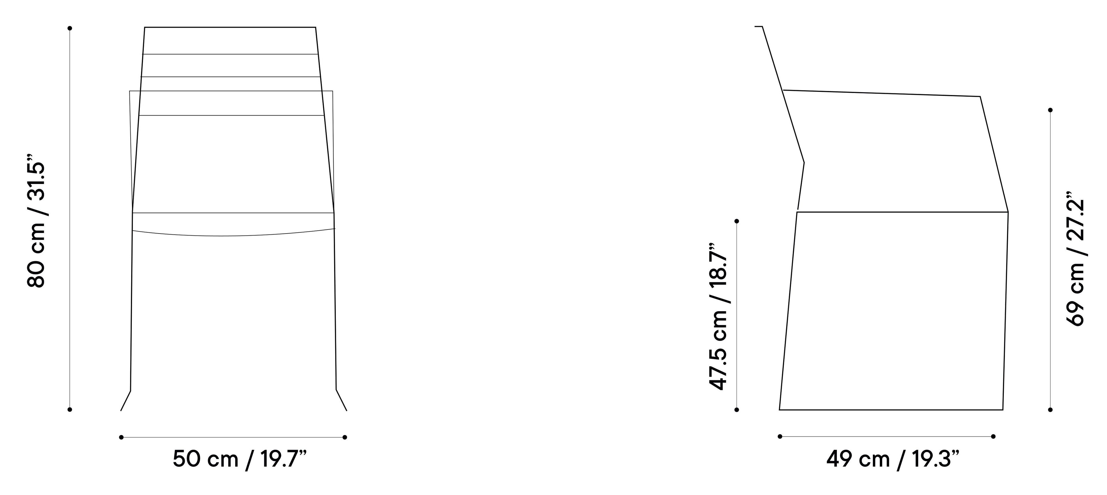 Стальной садовый стул с подлокотниками iSimar ARCH-00020369 - Вид №5