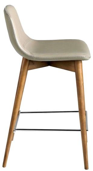 Angel Cerdá Кожаный барный стул с подставкой для ног New chair 4044 cs788-tab Angel Cerda - Вид №3