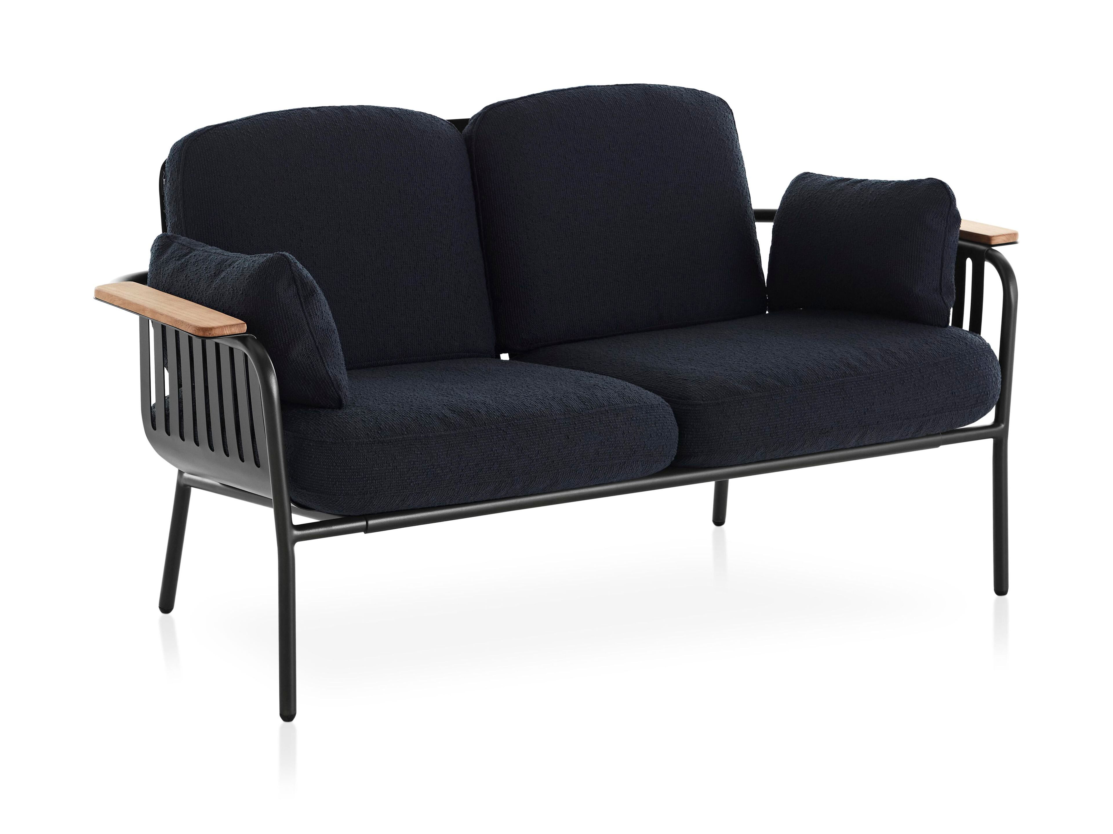 2-местный садовый диван из ткани и алюминия GANDIABLASCO ARCH-00012223