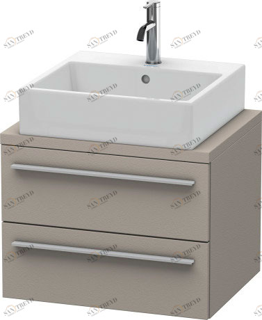 XL540501414 Тумбочка для компактной консоли X-Large #XL5405 600 x 478 мм Терра, декор Duravit