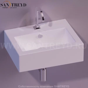 FZ14BIANCO Подвесная раковина настенная прямоугольная Simas Frozen белая