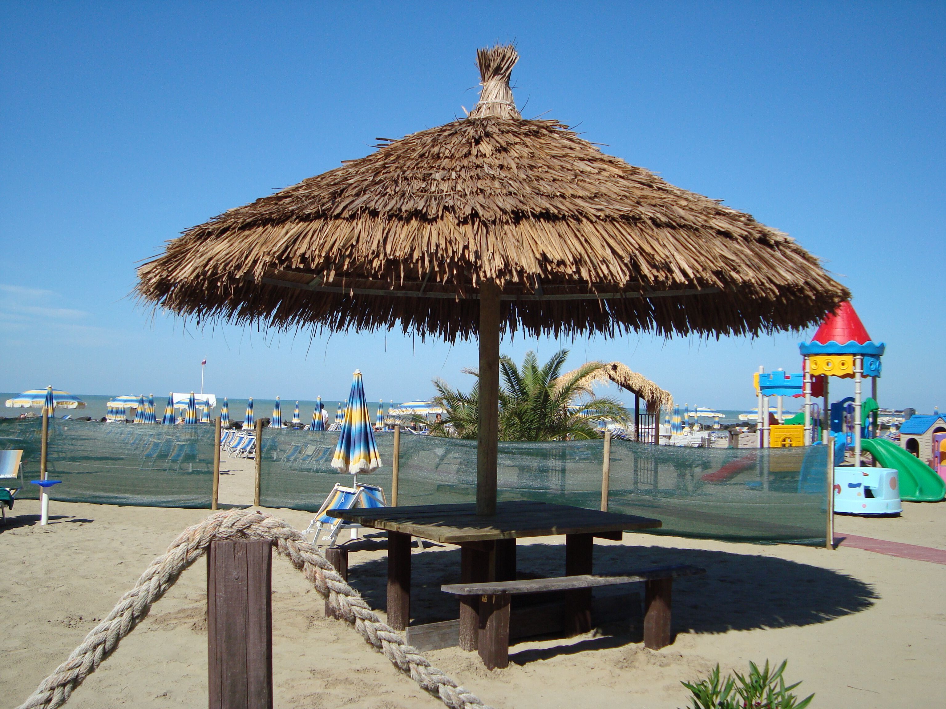 Круглый зонт из натурального макути Gio' Stemar MAKUTI ARCH-00052478 - Вид №1